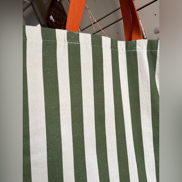 Printed Beaded Canvas Tote Bag (See photos/Description) - Picture 15 of 16